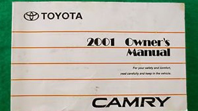Toyota Camry 1997-2001: Owner’s Manuals